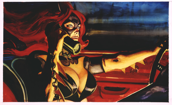 batgirl driving from Thrillkiller batgirl driving from Thrillkiller